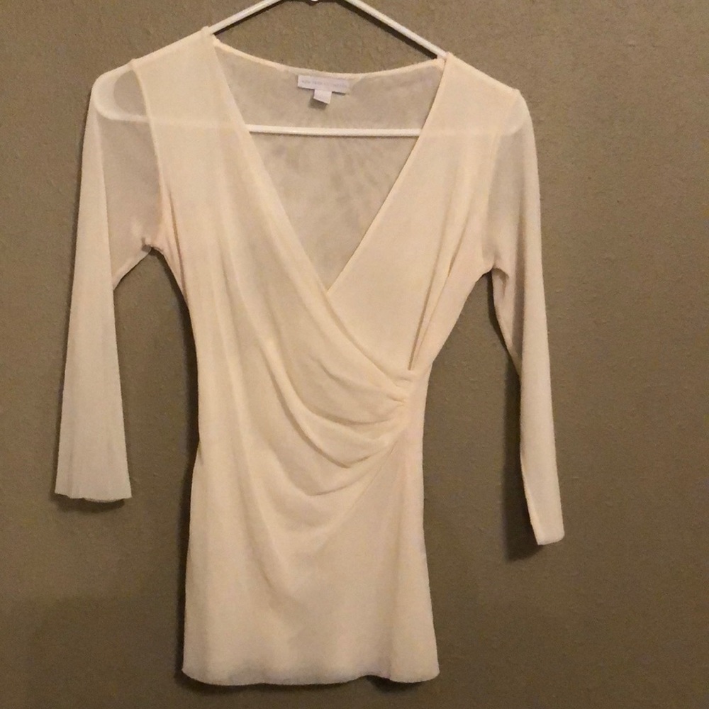New York and Co Faux wrap top
